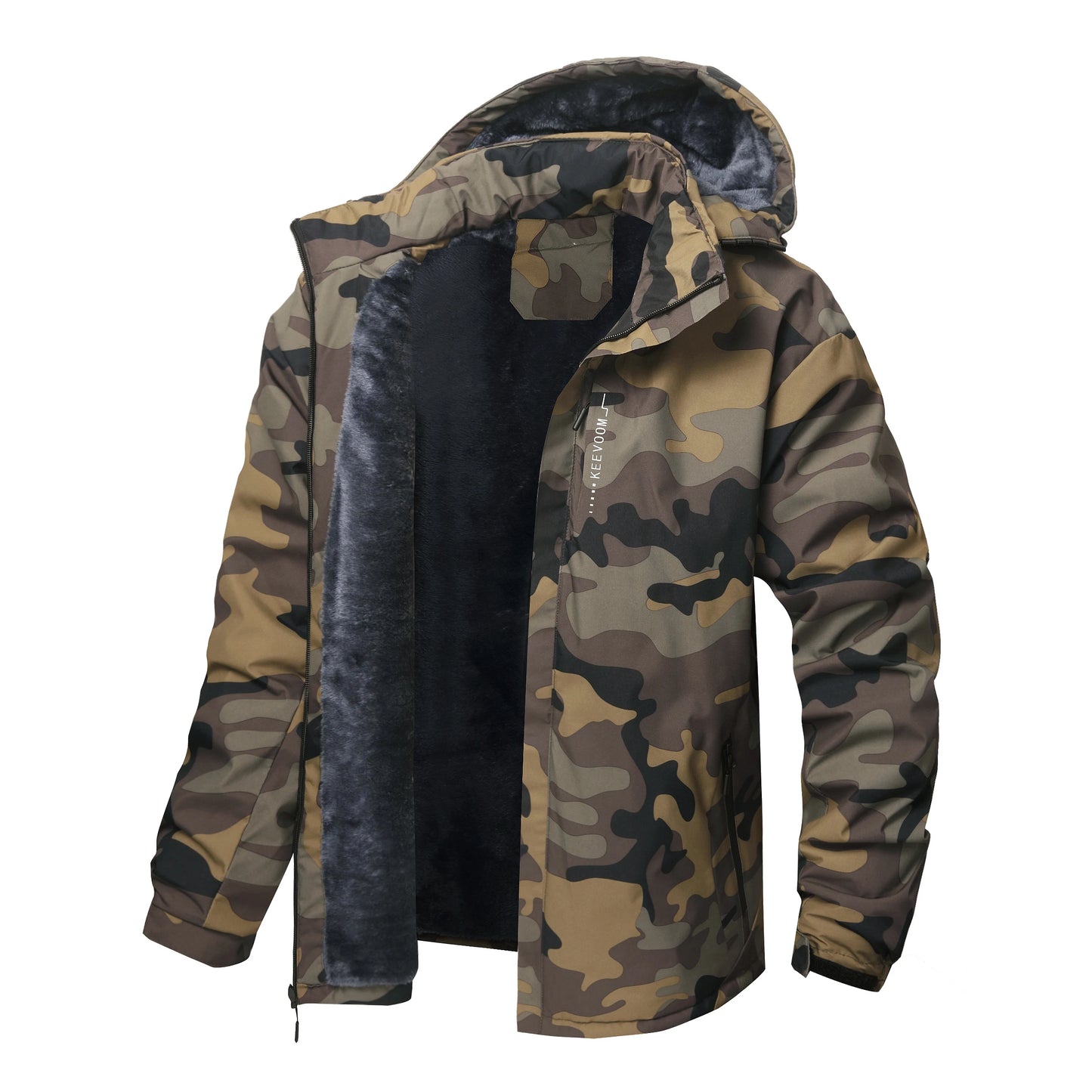 Men's Mountaineering Waterproof Snow Jacket Winter Windproof Coat Hooded Parka Outdoor Exploration Equipment cotton-padded jacke