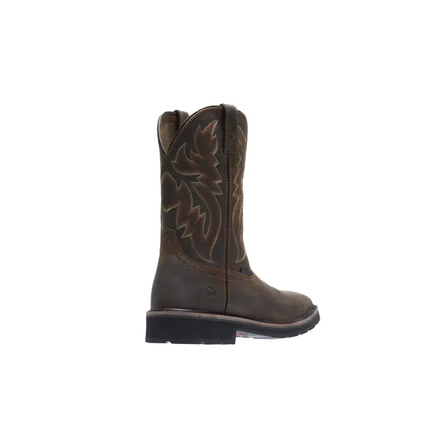 mens Wolverine Mens Rancher Steel Toe 10in Work Boot
