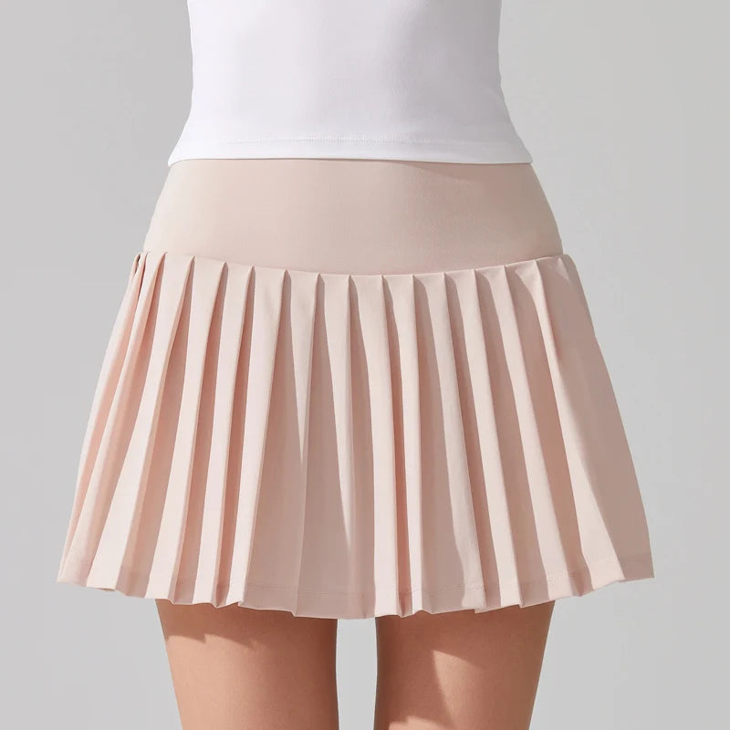 Pleated Tennis Skirt for Women with Pocket Shorts Women's High Waisted Lightweight Athletic Golf Skorts Skirts Flowy
