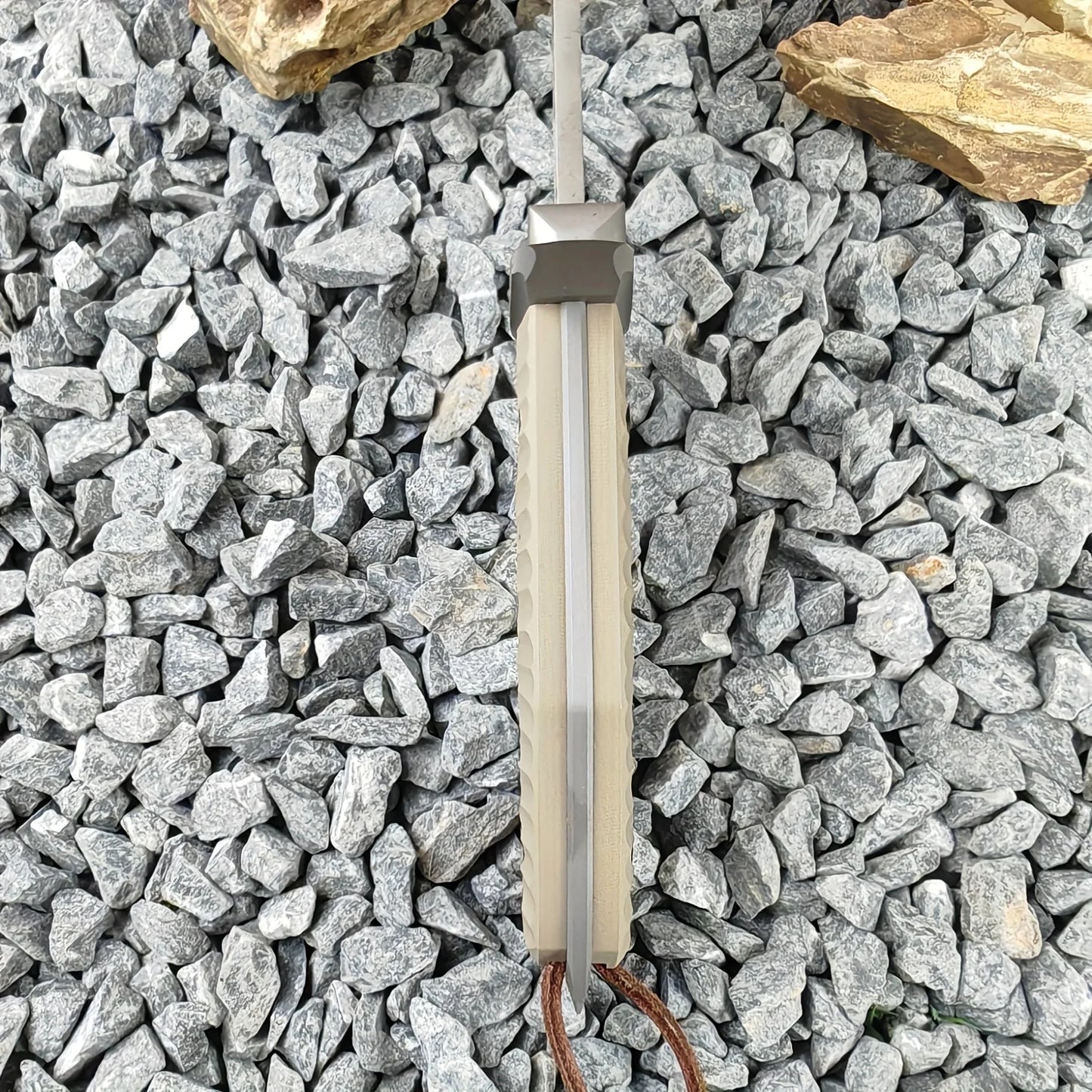 MK9 Heavy-duty Outdoor Survival Knife 9CR18MOV Steel Blade Durability Ideal Adventure Survival Perfect Hiking Traveling Tools