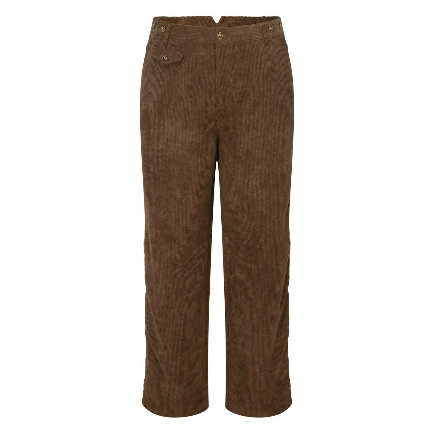 Brown Corduroy Pants For Men Spring Autumn Men'S Outdoor Casual Pant High Quality 2025 New Street Fashion Men'S Work Pants