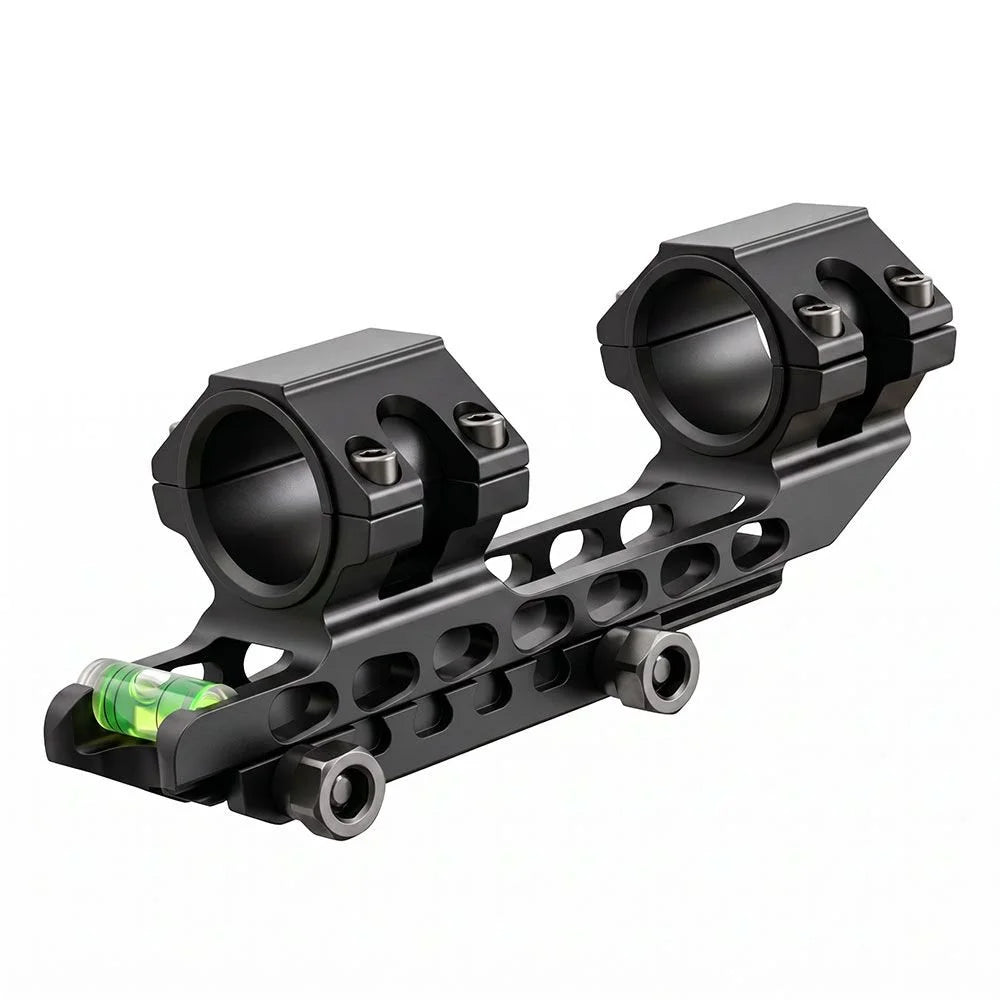 WestHunter Cantilever Picatinny Scope Mounts 25.4mm/30mm Tube Optical Sights Rings 20mm Rail Mount with Bubble Level
