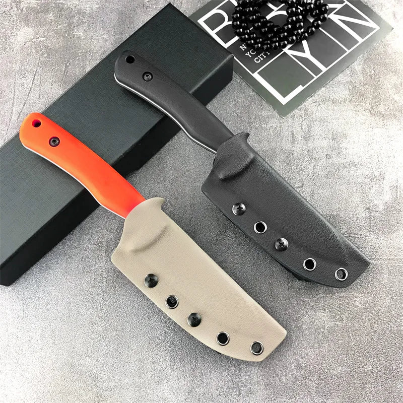 ES/EE AGK Outdoor Utility Knife with D2 Steel Blade G10 Handle Ideal for Camping Mountaineering and Tactical Defense Equipment