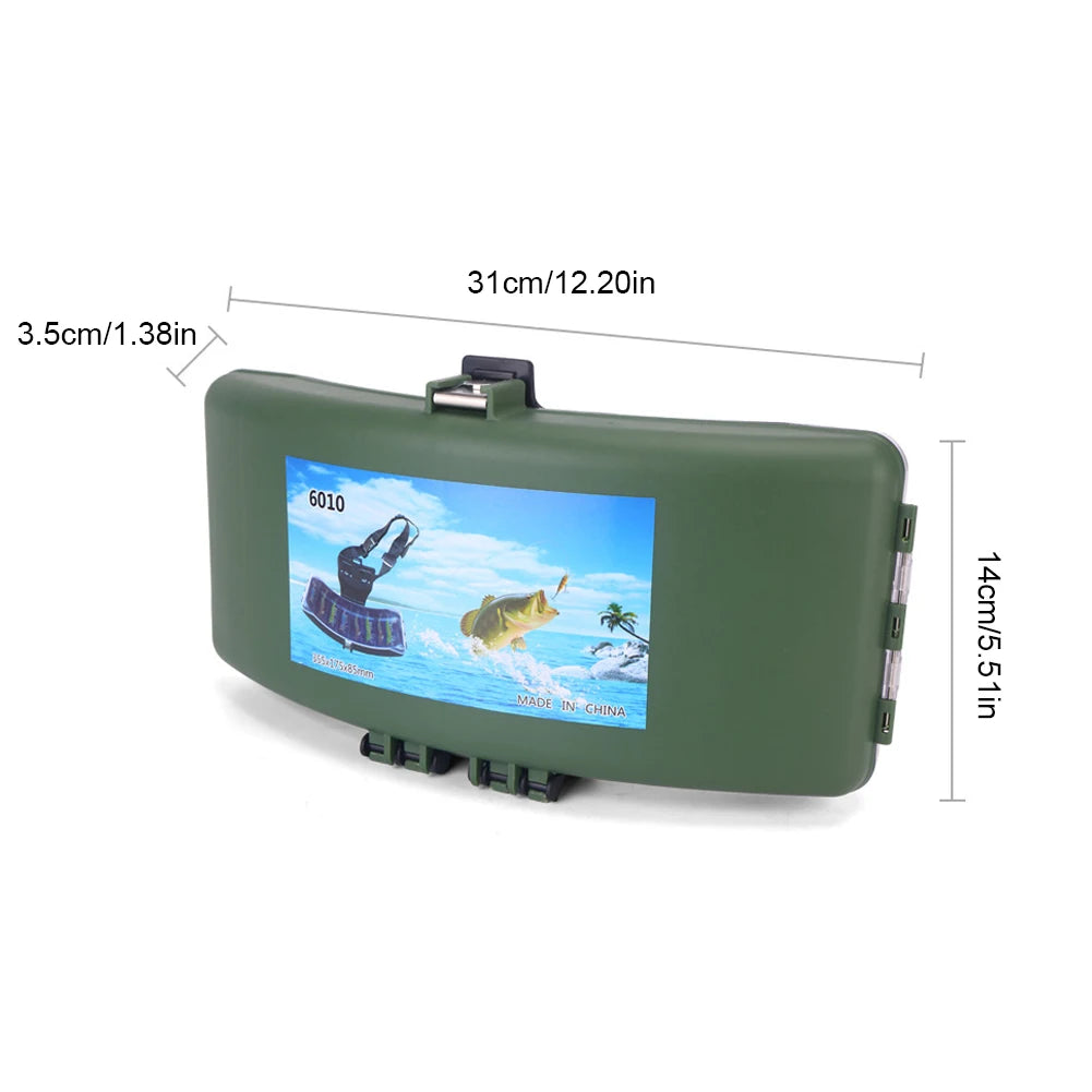 Fishing Belt Bag Fishing Bait Storage Belt Box Large Capacity Fish Tackle Box Portable Multifunctional Fishing Accessories