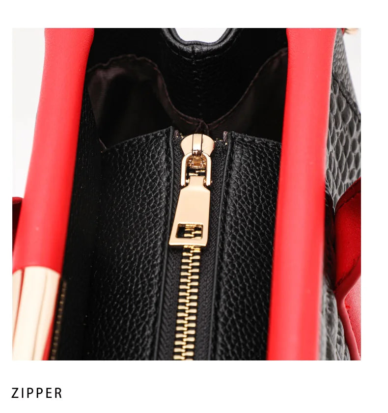 New Crocodile Pattern Women's Handbag Fashionable and Trendy Large Capacity Luxury Cowhide Commuter Shoulder Bag