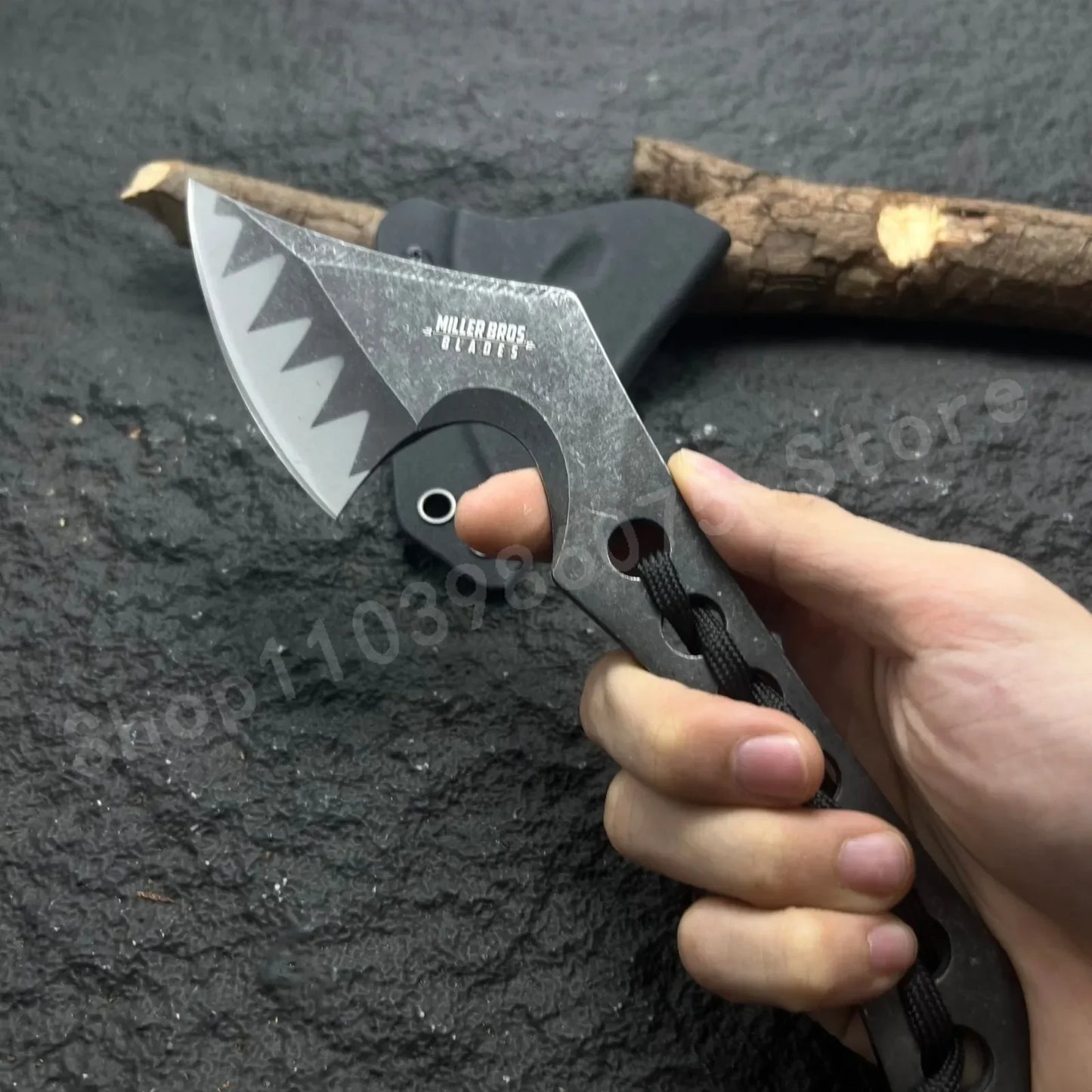 Miller Mini Axe Is Made of D2 Material Outdoor Camping Tactical Self-defense Hunting Knife Multiple Tools for Survival Best Gift