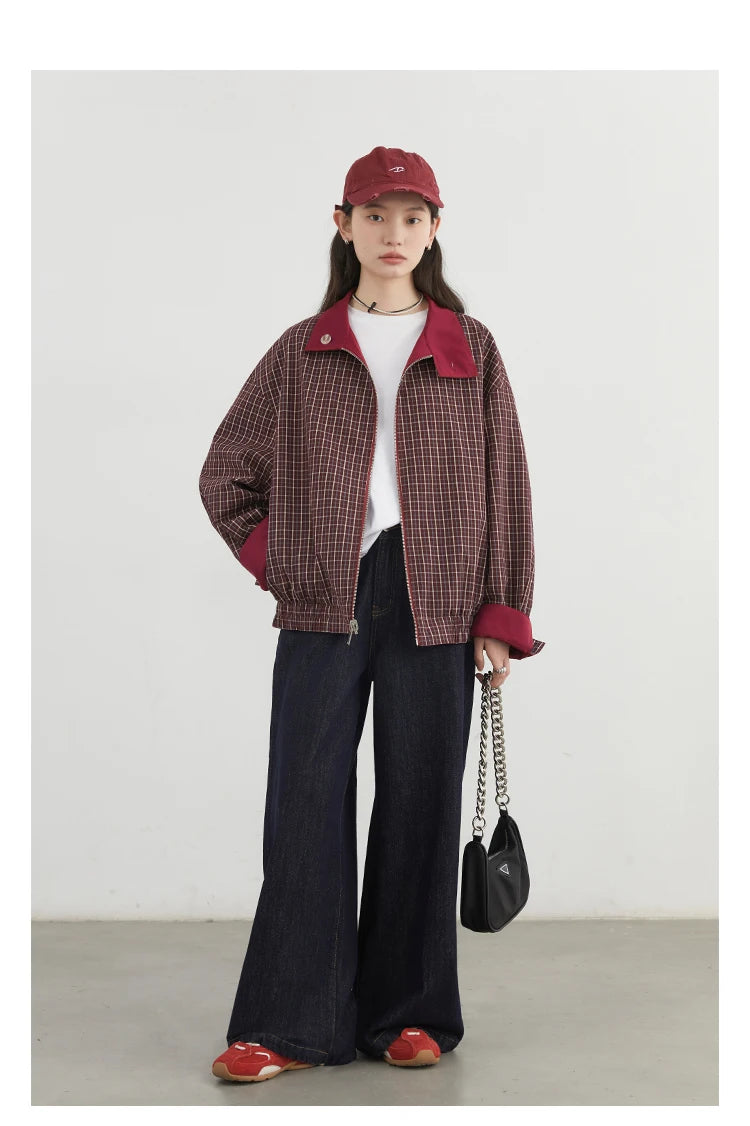 CHIC VEN Women Jackets Casual Reversible Stand Up Collar Workwear Female Coat Spring Autumn 2026 Woman Ourterwear