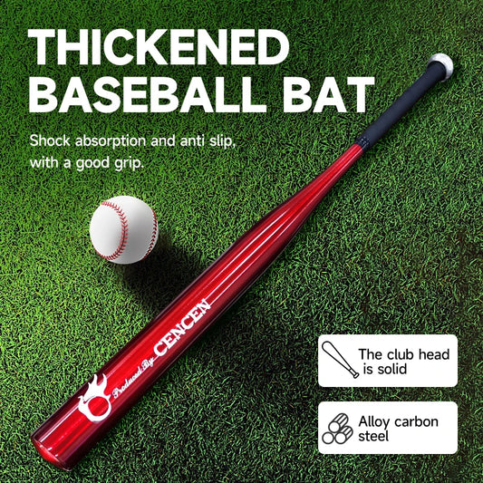 32" baseball bat, extra-lightweight baseball bat Aluminum softball batting practice baseball bat, car self-defense baseball bat
