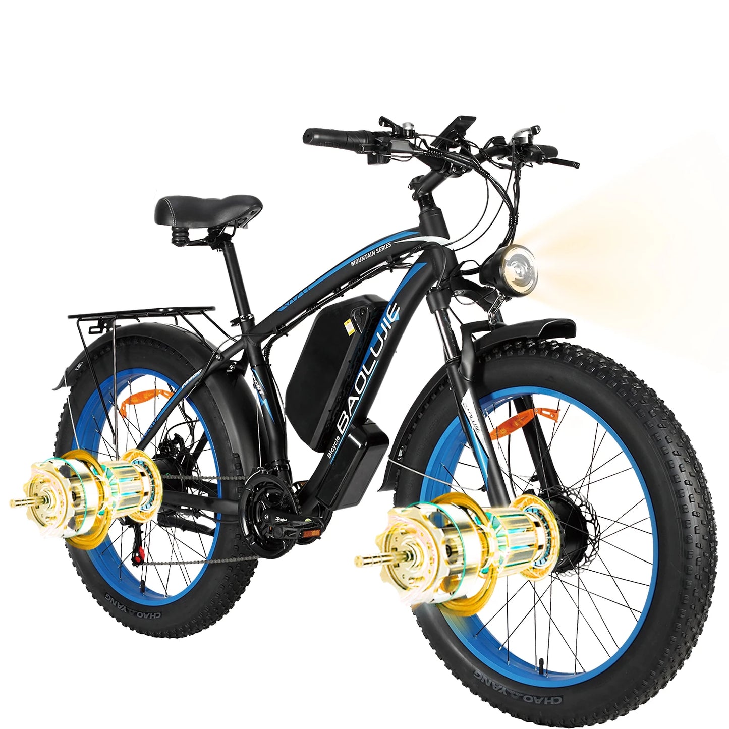 BAOLUJIE DM01 Electric Motorcycle 2000W Moto Electric Bicycle 60V30AH Battery Color Display 42 MPH EBike UL2849【1 Year Warranty】