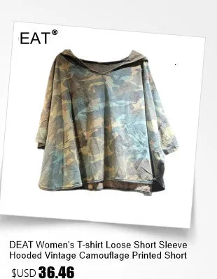 DEAT Women's T-shirt Loose Patchwork Color Blocking O-neck Tie Dye Do Old Long Sleeve Tees Summer 2026 New Fashion 29A7298
