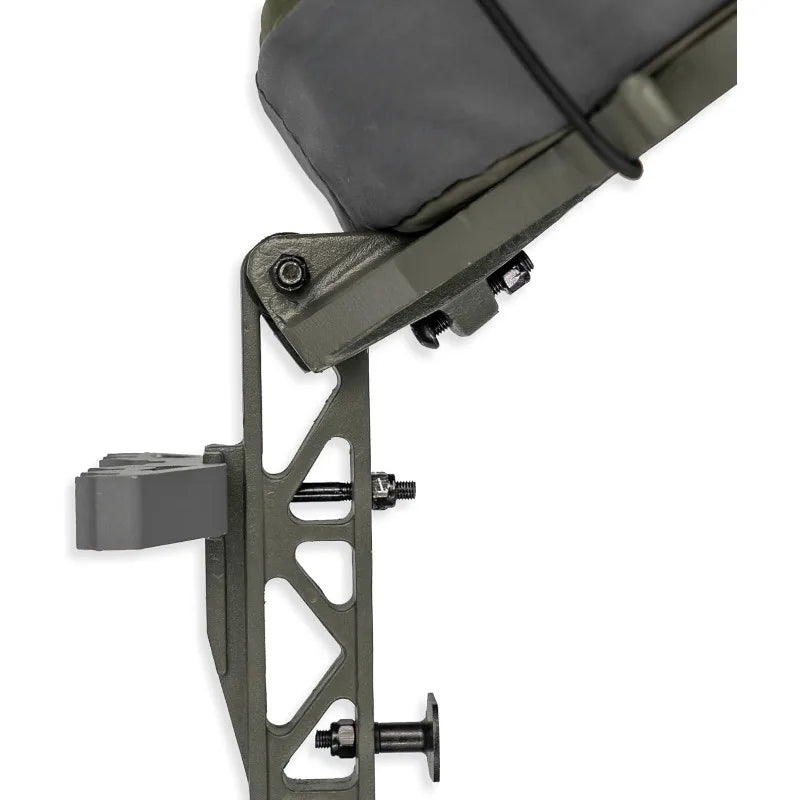 XOP Air Raid Evolution - Cast Aluminum Hang On Tree Stand for Hunting - Deluxe Deer Stand, Platform Dimensions - 21.5" X 31"