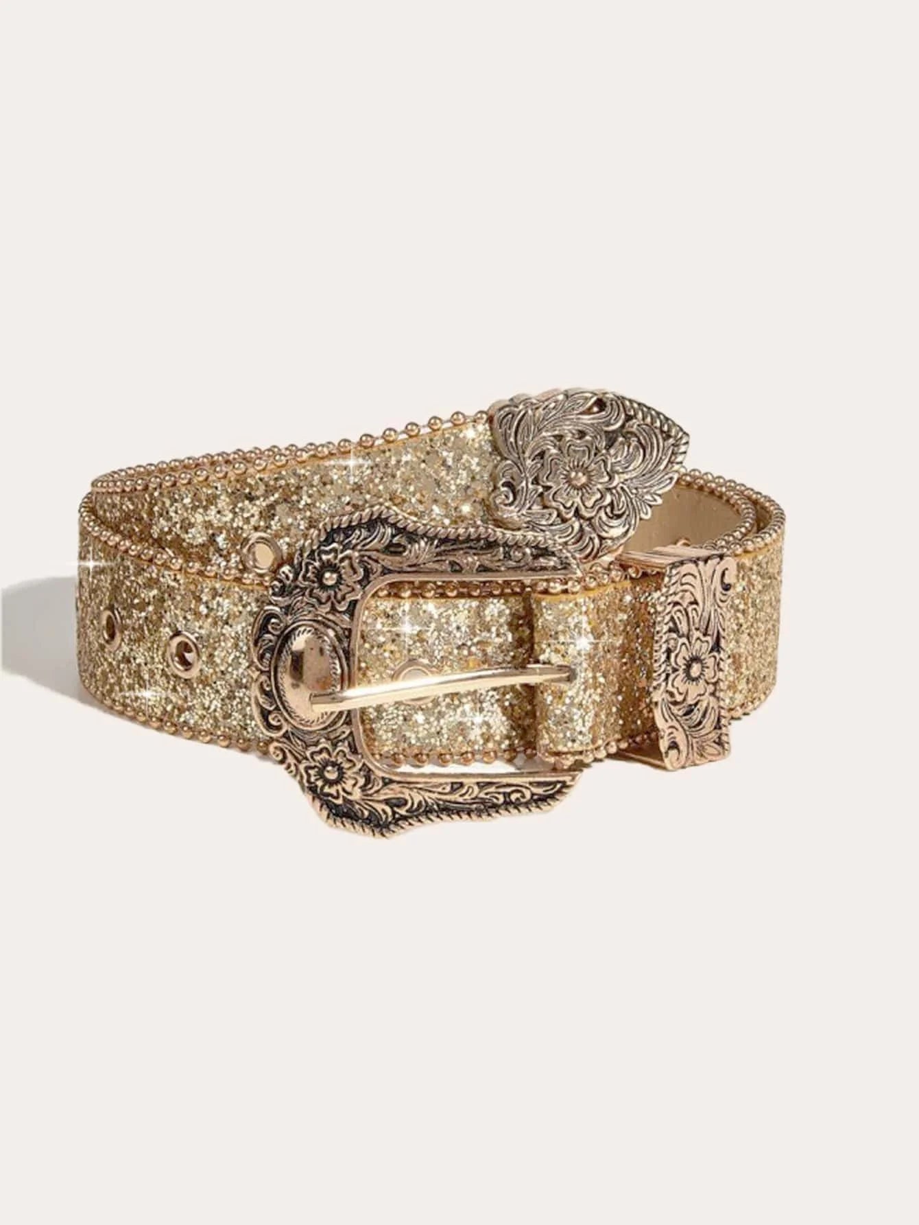 Y2K Western Style Thick Waist Belt For Women, Decorated With Dopamine Stars And Eye Patterns, Suitable For Daily Wear, Parties, Summer And School