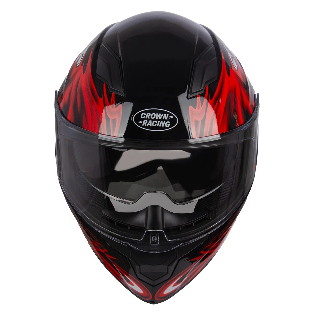 Full - Face Motorcycle Helmet DOT Certified Unisex Helmet with Built - in Sun Visor and Clear Outer Visor