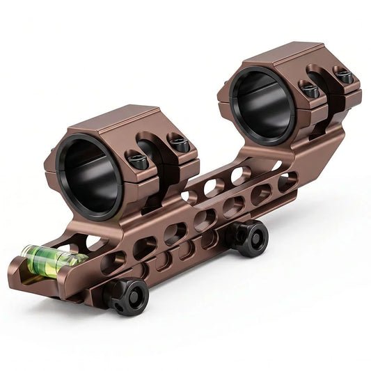 WestHunter Cantilever Picatinny Scope Mounts 25.4mm/30mm Tube Optical Sights Rings 20mm Rail Mount with Bubble Level