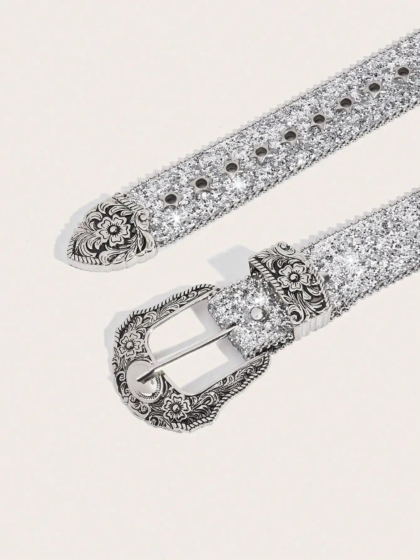 Y2K Western Style Thick Waist Belt For Women, Decorated With Dopamine Stars And Eye Patterns, Suitable For Daily Wear, Parties, Summer And School