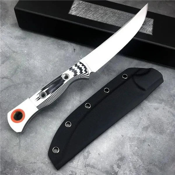 BM 15500 Meatcrafter Fixed Blade Knife D2 Blade Two-color G10 Handle with Kydex Sheath Outdoor Tactical Hunting Straight Knife