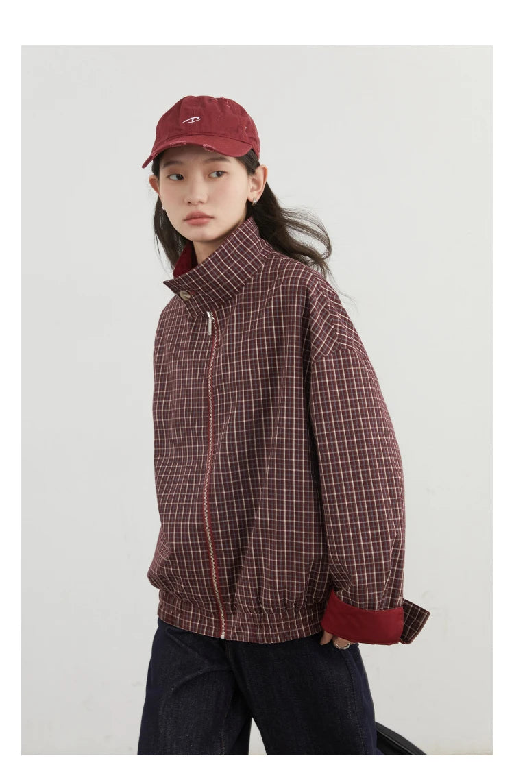 CHIC VEN Women Jackets Casual Reversible Stand Up Collar Workwear Female Coat Spring Autumn 2026 Woman Ourterwear