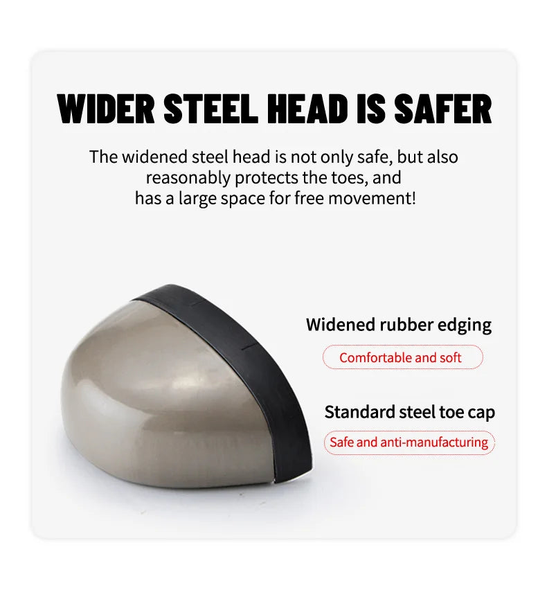 Soft-soled comfortable anti-smash and anti-puncture safety shoes