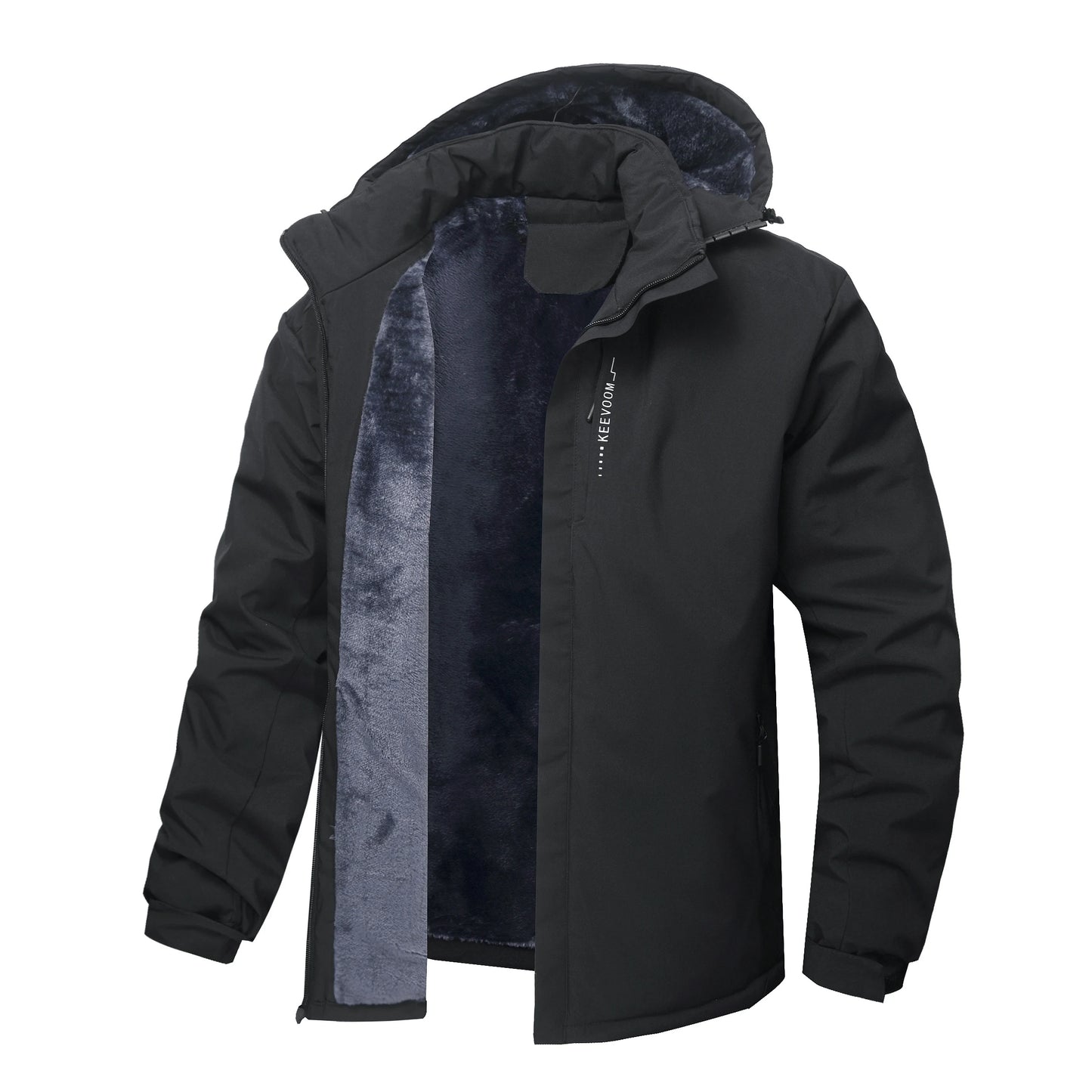 Men's Mountaineering Waterproof Snow Jacket Winter Windproof Coat Hooded Parka Outdoor Exploration Equipment cotton-padded jacke