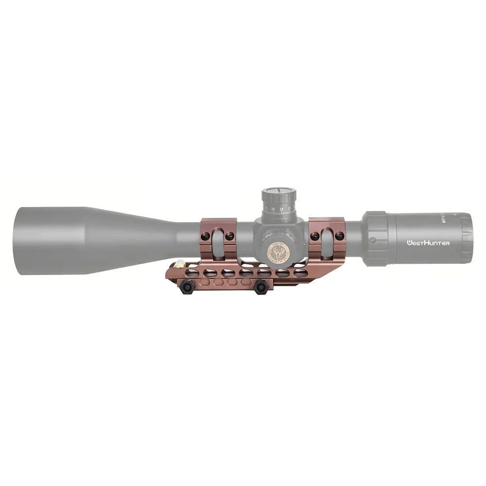 WestHunter Cantilever Picatinny Scope Mounts 25.4mm/30mm Tube Optical Sights Rings 20mm Rail Mount with Bubble Level