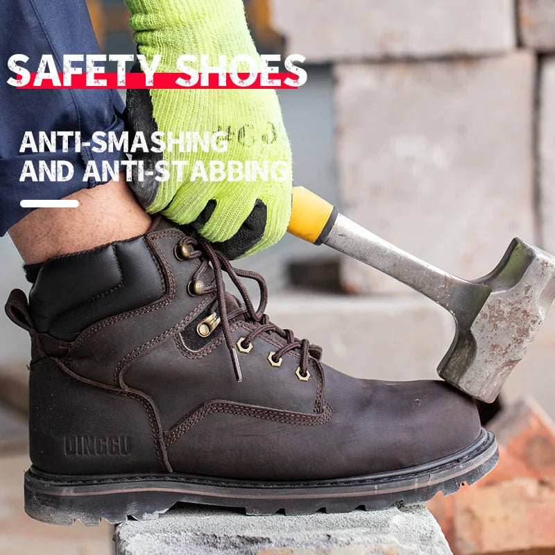 Lightweight Breathable Industrial Construction Sneakers Protective Shoes for Comfortable Work at Construction Site
