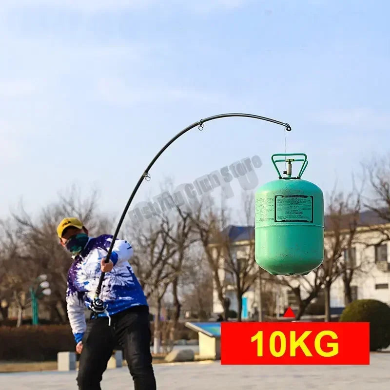 2.1-4.5M Carbon Fishing Rod Telescopic Sea Boat High Quality Fishing Gear 30kg above Superhard Long Distance Throwing shot Rod