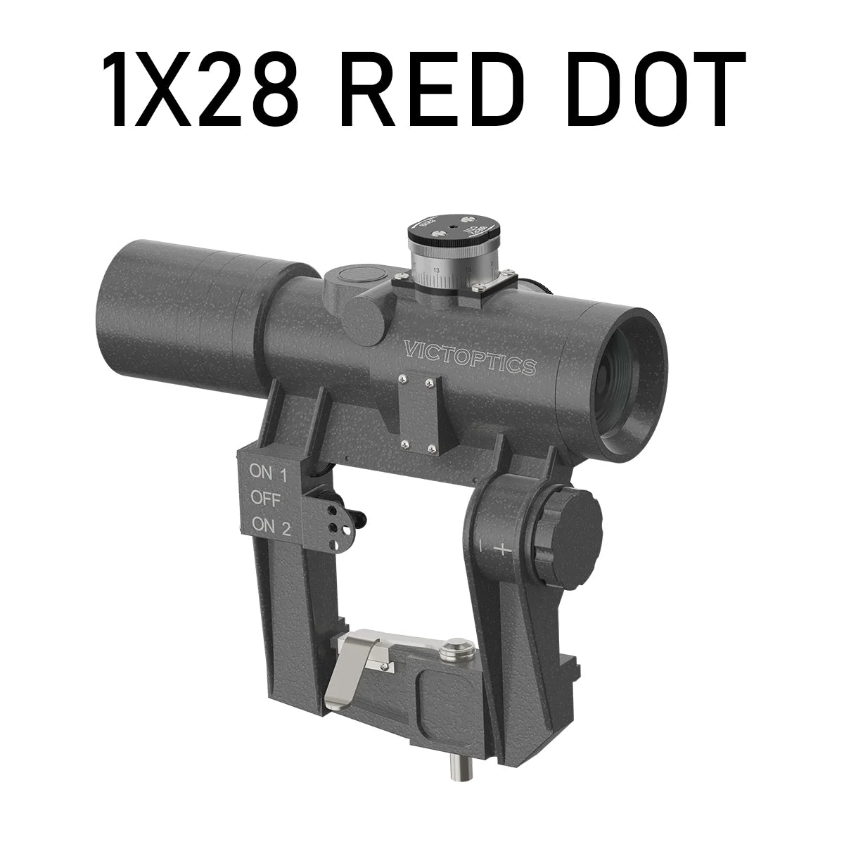 Victopitcs SVD FFP 3-9x24/4x24 Riflescope red dot 1X28 4 MOA On/OFF Switch Side QD with lens cover Mount System 2 illumination