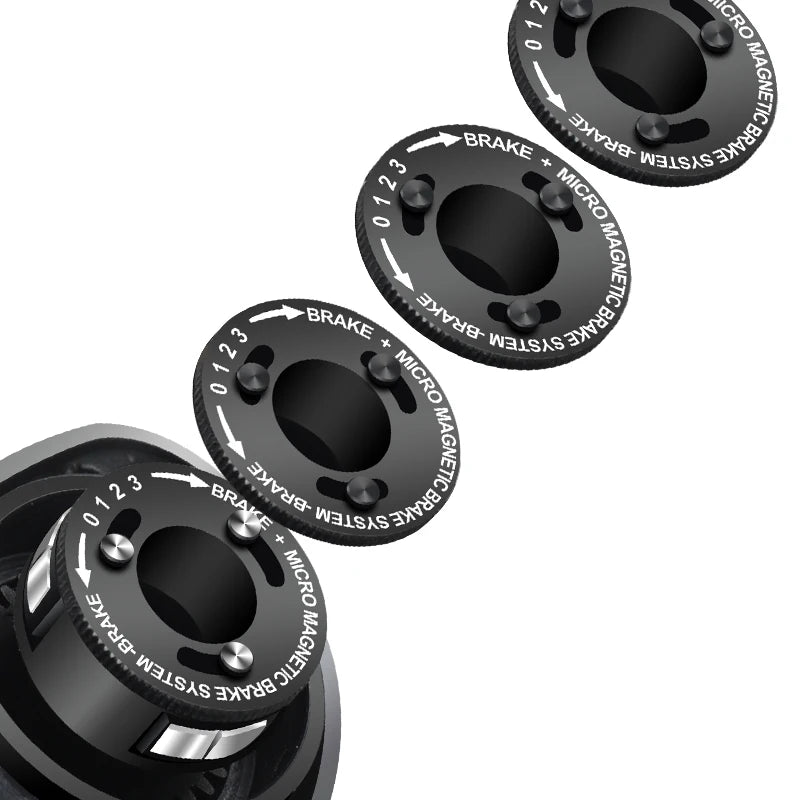 HISTAR Aurora airCF Carbon BFS NMB SIC BB 109G 3D Suspension Magnetic Brake 8.1:1 Ratio 4KG Drag Power Baitcasting Fishing Reel