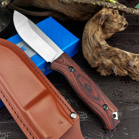 BM 15002 Saddle Mountain Skinner Desert Exploration Battle Multi-functional Practical Cutting Knife Adventure Hunting Knife
