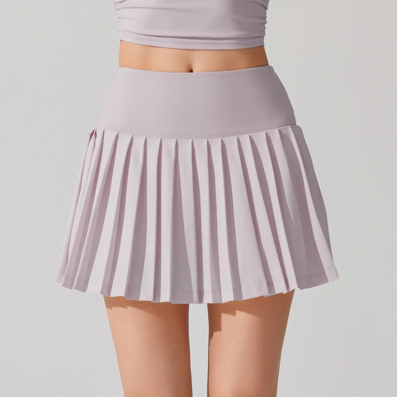 Pleated Tennis Skirt for Women with Pocket Shorts Women's High Waisted Lightweight Athletic Golf Skorts Skirts Flowy