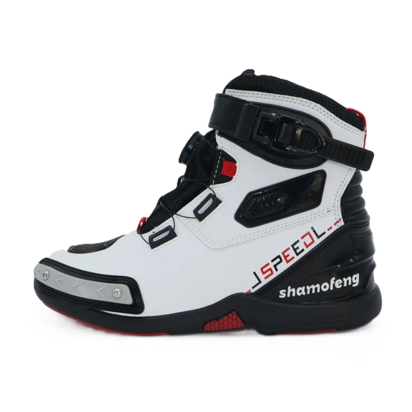 White Shoes Motorcycle Off-road ATV, UTV Riding Boots, High-top Ankle Rding Equipment Shoes Waterproof Boots