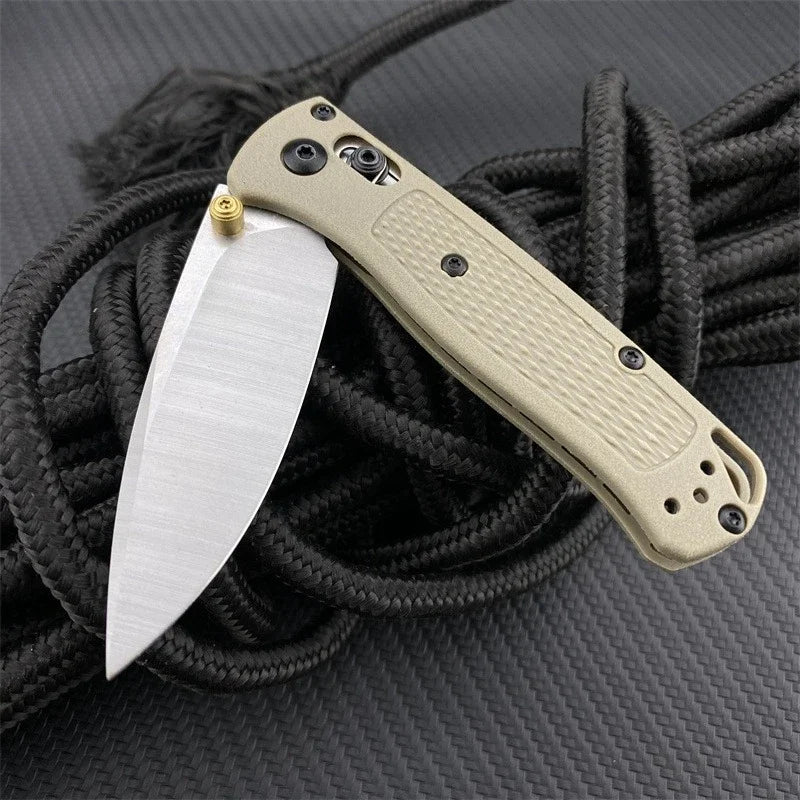 1pc 535 Folding Knife Lightweight EDC Pocket Knife with Drop Point Blade Outdoor Camping Survival Everyday Carry for Men's Gift