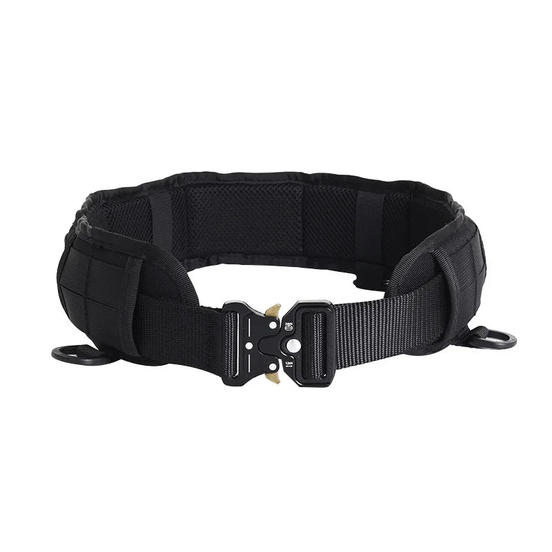 Men's Outdoor Hunting Tactical Belt Multi-Function Buckle Nylon Belt High Quality Outdoors Sport Canvas Belt