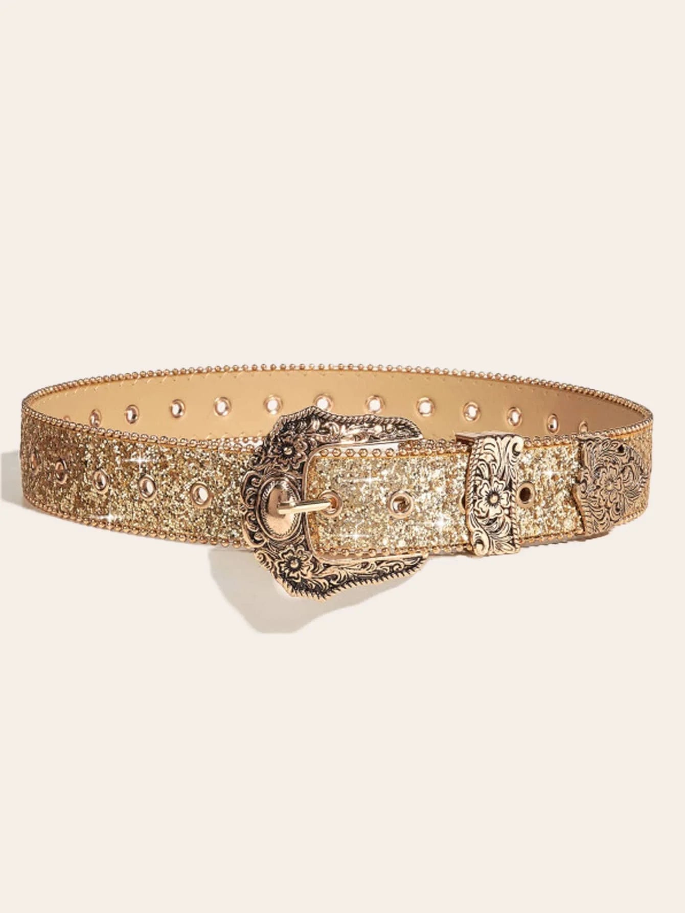 Y2K Western Style Thick Waist Belt For Women, Decorated With Dopamine Stars And Eye Patterns, Suitable For Daily Wear, Parties, Summer And School