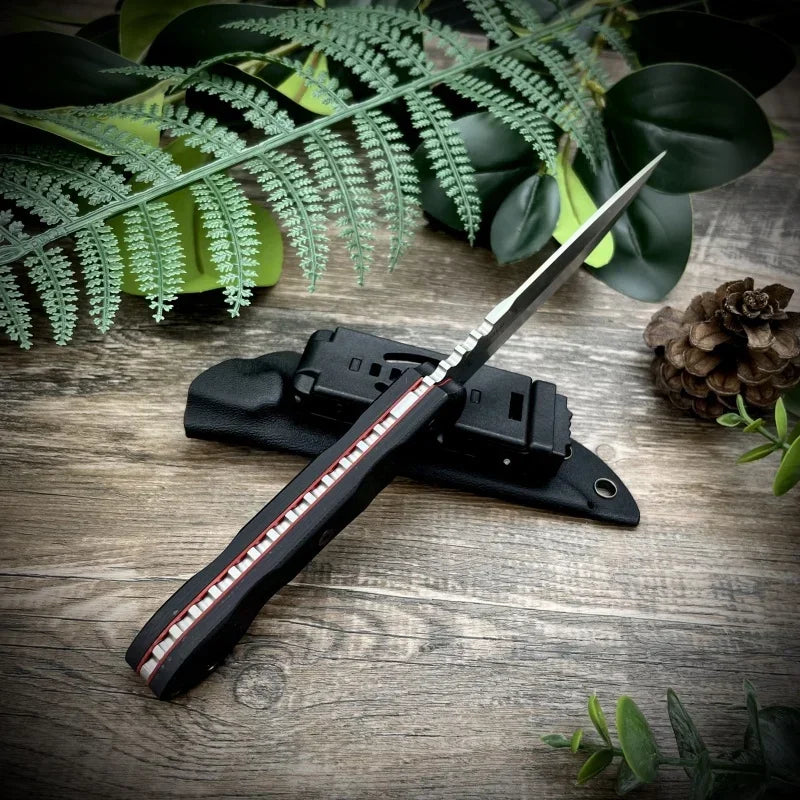 TOPS Daily Carry Pocket Knife High Hardness Straight Knife D2 Steel G10 Handle Outdoor Camping Portable EDC Hunting Knife