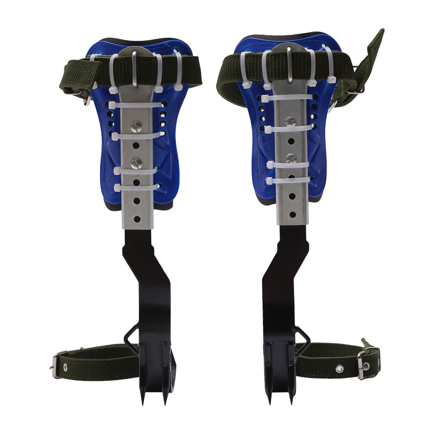 Tree Climbing Spike Set Adjustable Pole Climbing Gear Kit with Safety Belt & Straps