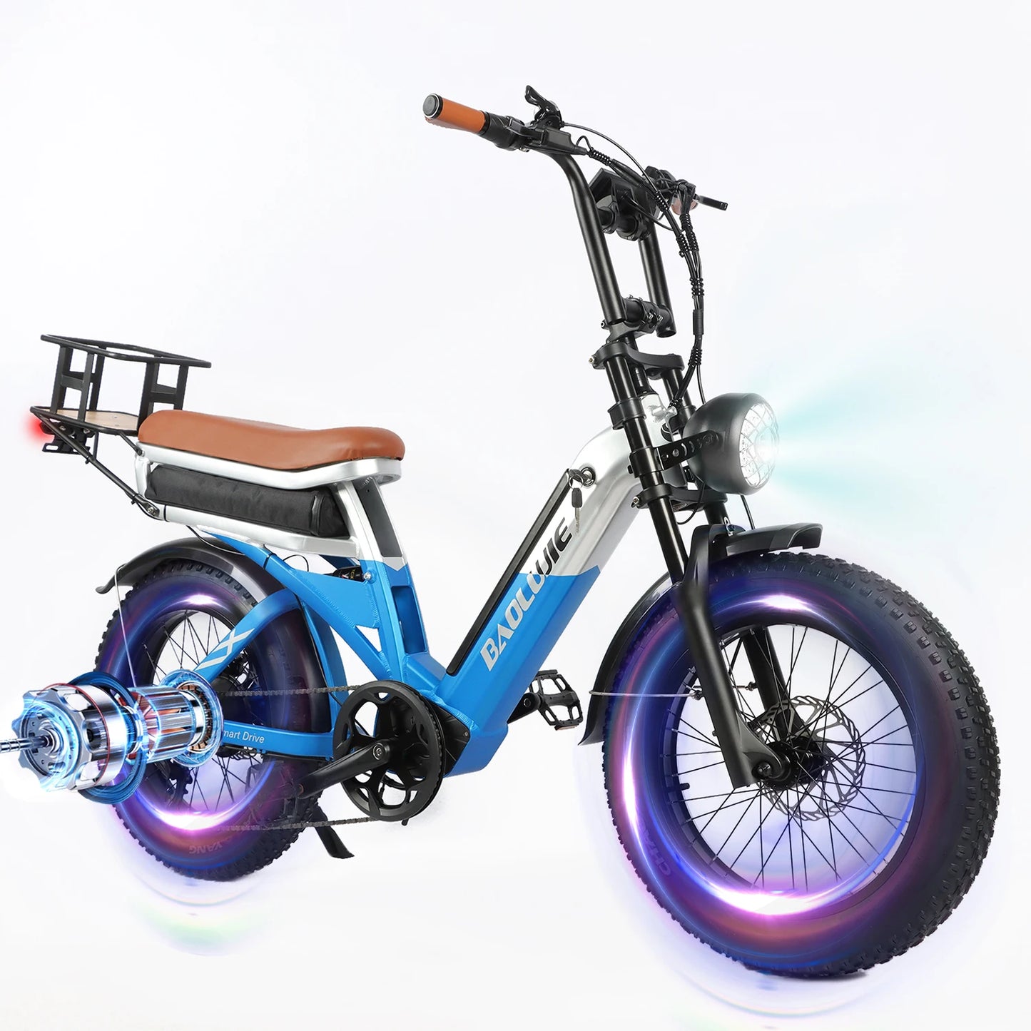 BAOLUJIE DM01 electric bicycle Moto Electric Bike for Adults 2000W Motor Electric Bike 60V30AH Moto 42MPH EBike【1 Year Warranty】