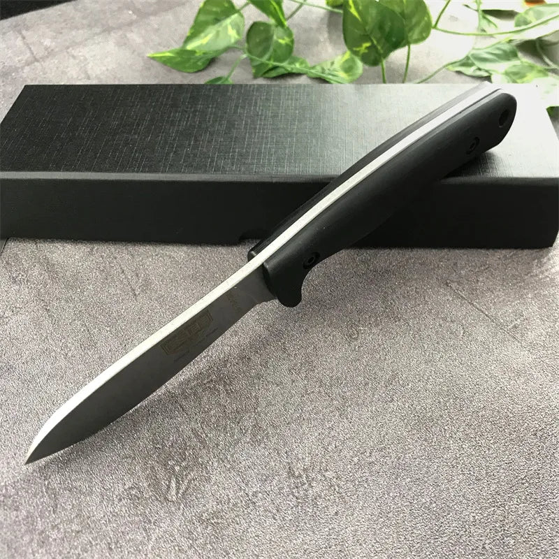 ES/EE AGK Outdoor Utility Knife with D2 Steel Blade G10 Handle Ideal for Camping Mountaineering and Tactical Defense Equipment