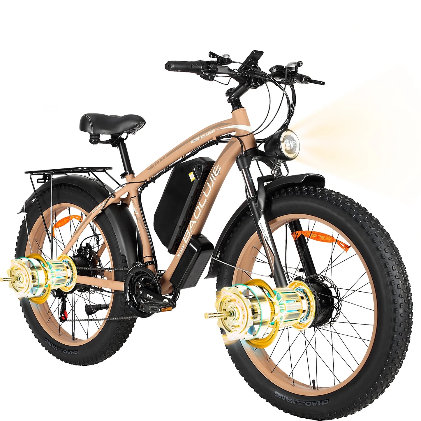 BAOLUJIE DM01 Electric Motorcycle 2000W Moto Electric Bicycle 60V30AH Battery Color Display 42 MPH EBike UL2849【1 Year Warranty】