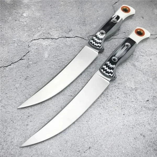 BM 15500 Meatcrafter Fixed Blade Knife D2 Blade Two-color G10 Handle with Kydex Sheath Outdoor Tactical Hunting Straight Knife
