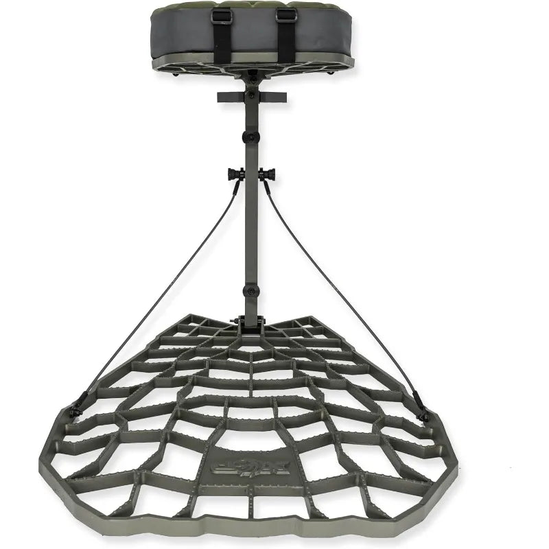 XOP Air Raid Evolution - Cast Aluminum Hang On Tree Stand for Hunting - Deluxe Deer Stand, Platform Dimensions - 21.5" X 31"
