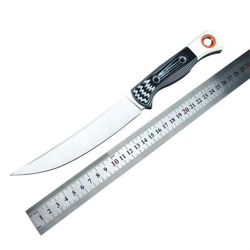 BM 15500 Meatcrafter Fixed Blade Knife D2 Blade Two-color G10 Handle with Kydex Sheath Outdoor Tactical Hunting Straight Knife