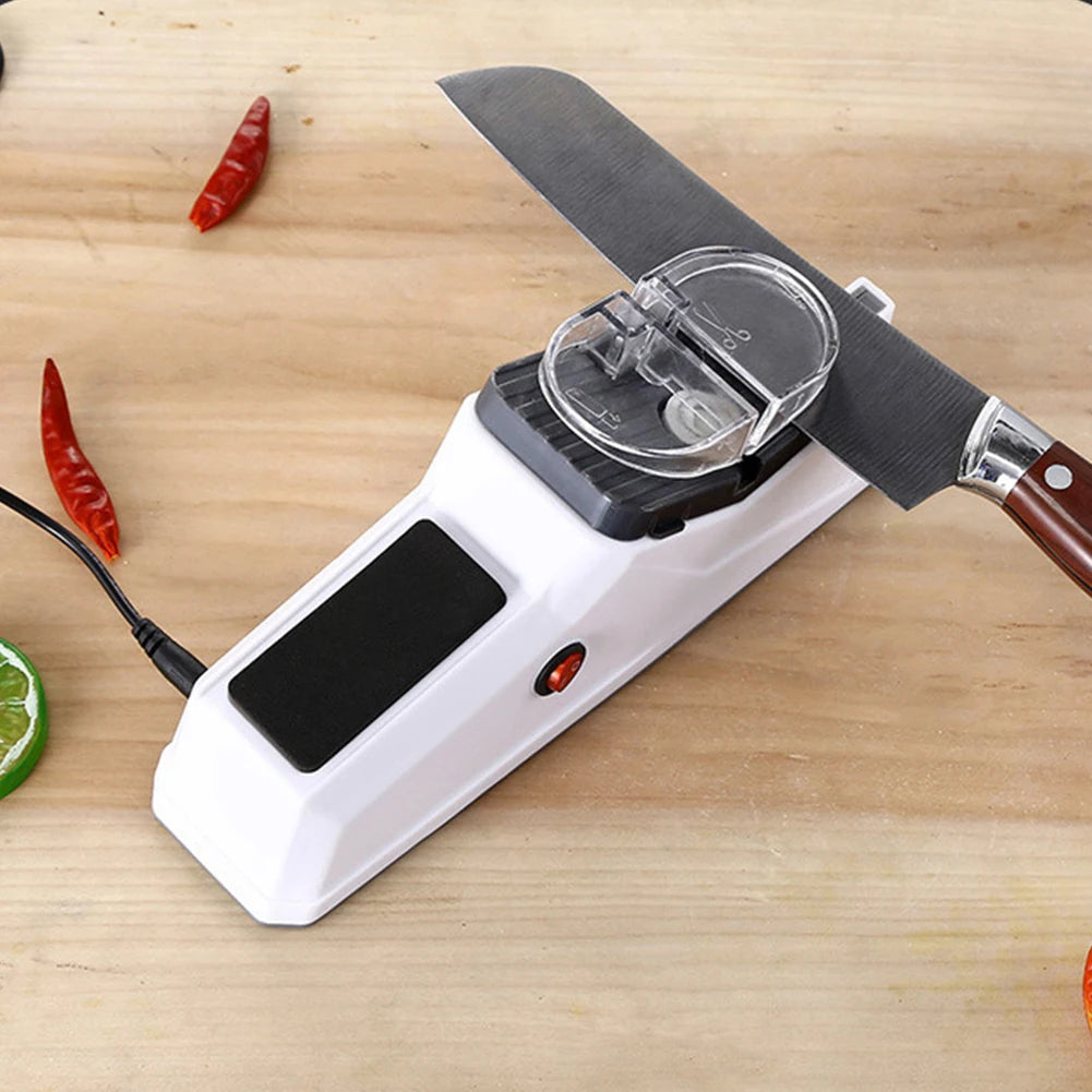 Automatic Knife Sharpener Adjustable Electric Knife Sharpeners Household USBRechargable Fast Sharpening Tool Kitchen Knives Tool