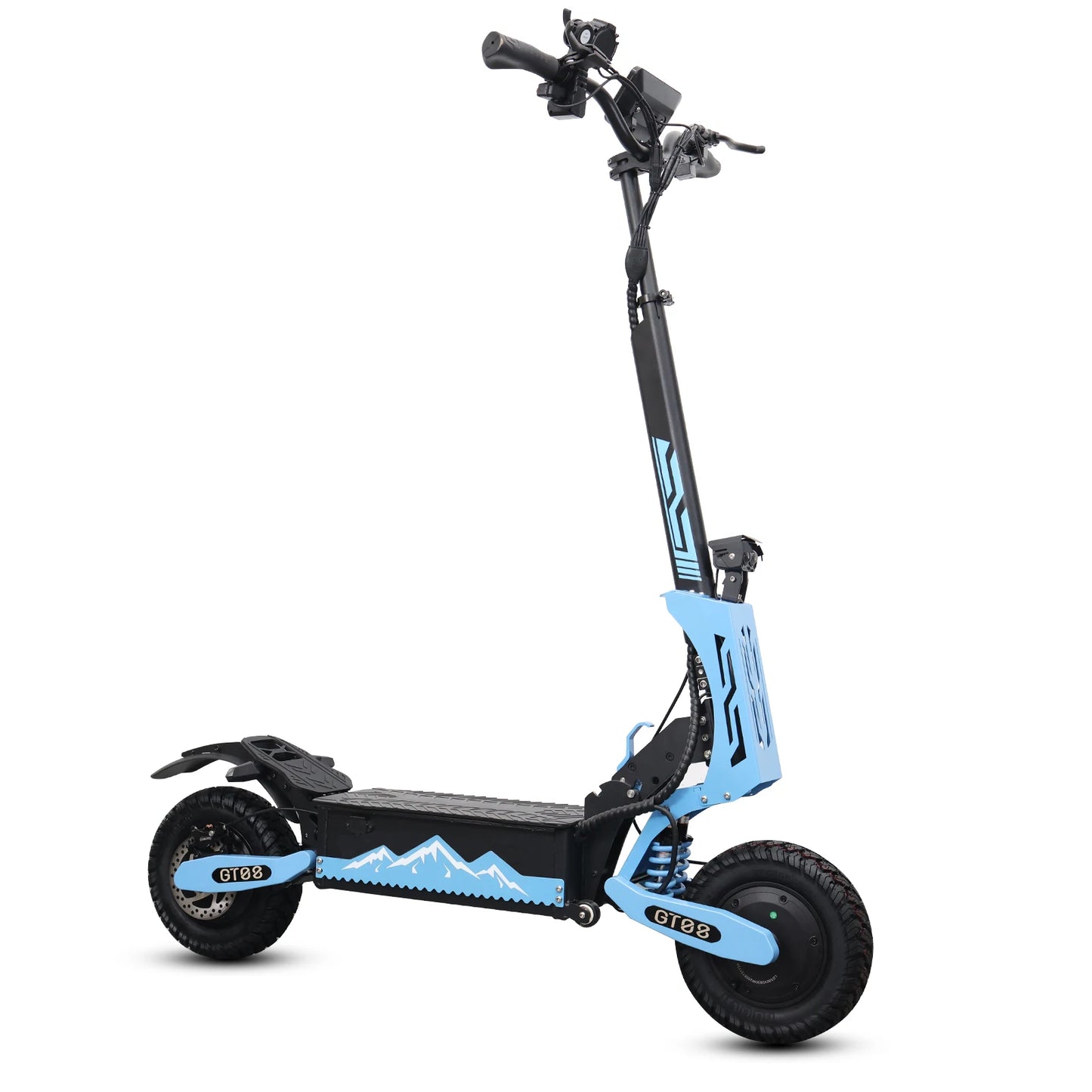Arwibon 5600W Adult Electric Scooter Dual Motor Top Speed 46MPH,60V27AH, 11-inch Off-Road Tires Sport Folding eScooter
