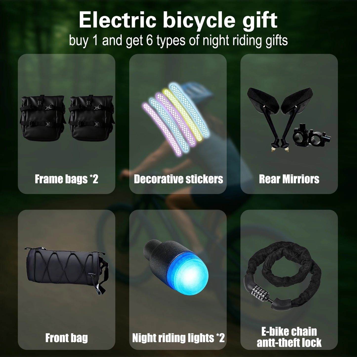 BAOLUJIE DM01 Electric Motorcycle 2000W Moto Electric Bicycle 60V30AH Battery Color Display 42 MPH EBike UL2849【1 Year Warranty】