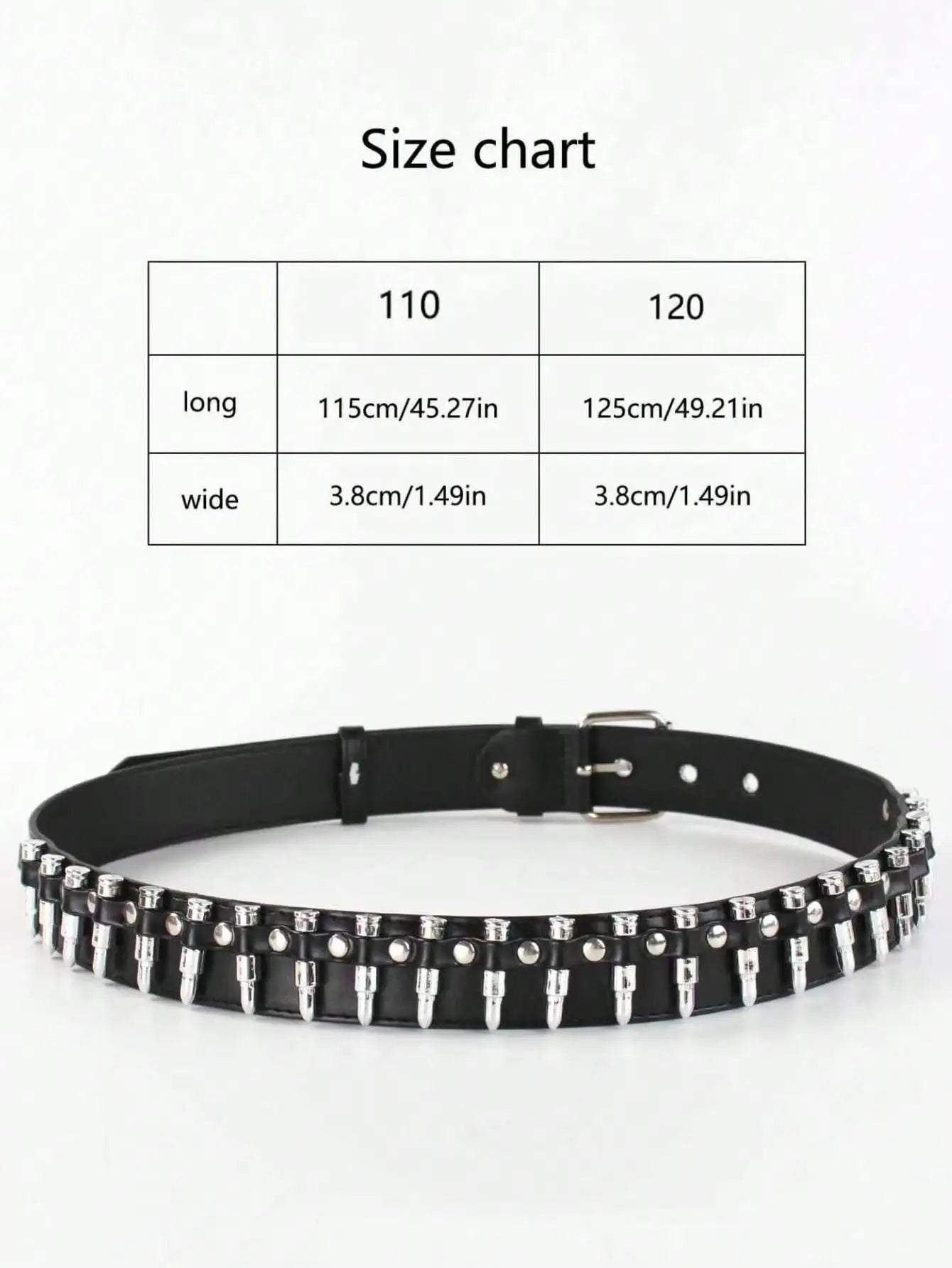 Solid Color Punk Rhinestone Studded Leather Belt, Suitable For Teens, Casual Outdoor, Athletic, Vacations, Graduation Gifts, Birthday, Daily Wear