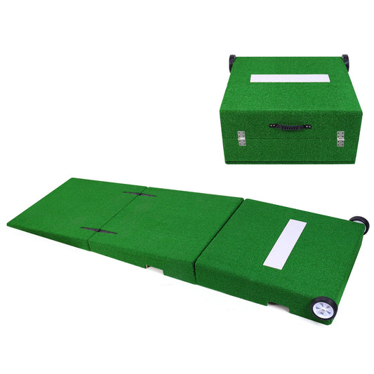 88x28x6 Inch Foldable Pitching Mound with Carry Handle Baseball Pitchers Mound for Practice Softball Youth Backyard Training