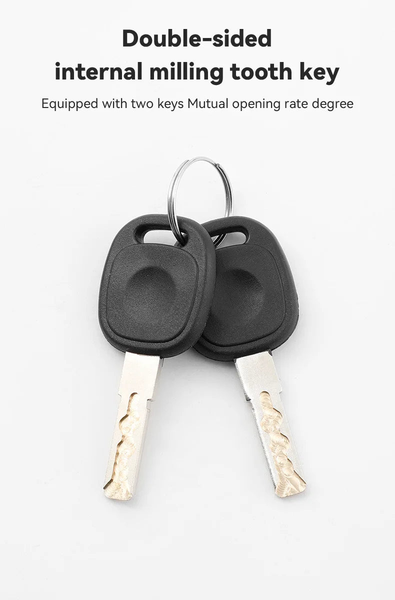 Motorcycle Alarm Lock Bike Disc Lock Warning 130DB Security Alloy Anti Theft Waterproof Brake Rotor Padlock Disc Brake Lock