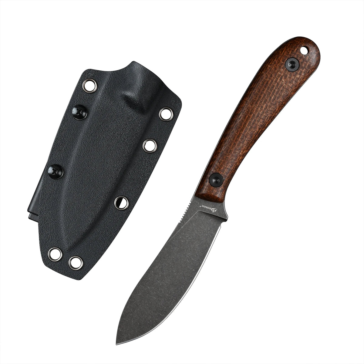 SDOKEDC Knives DC53 Steel EDC Utility Knife Micarta Handle With Kydex Sheath Portable Hand Tool For Men EDC Outdoor Camping